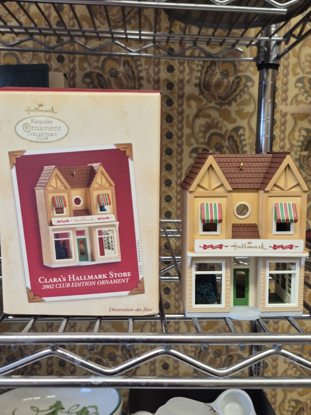 Vtg. 2002 Rare Hallmark, Clara's Hallmark Store Collectible Ornament